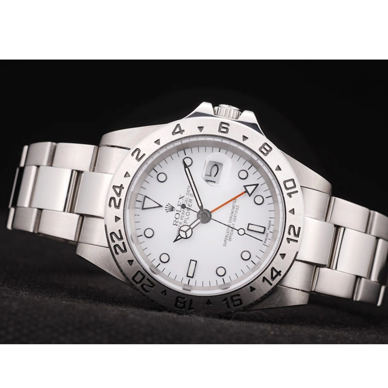 Rolex copies cheap Bezel White Explorer Steel Stainless Dial Rolex 0629